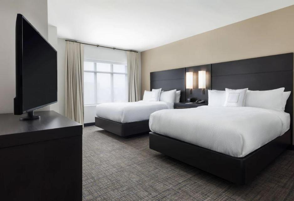 One-Bedroom Suite with Two Queen Beds and Sofa Bed interior